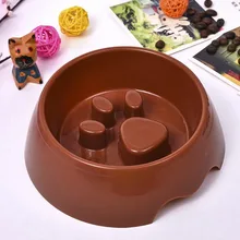 Питомец собака кошка еда медленная миска щенок анти дроссель миска питомец кошка корм для кормления