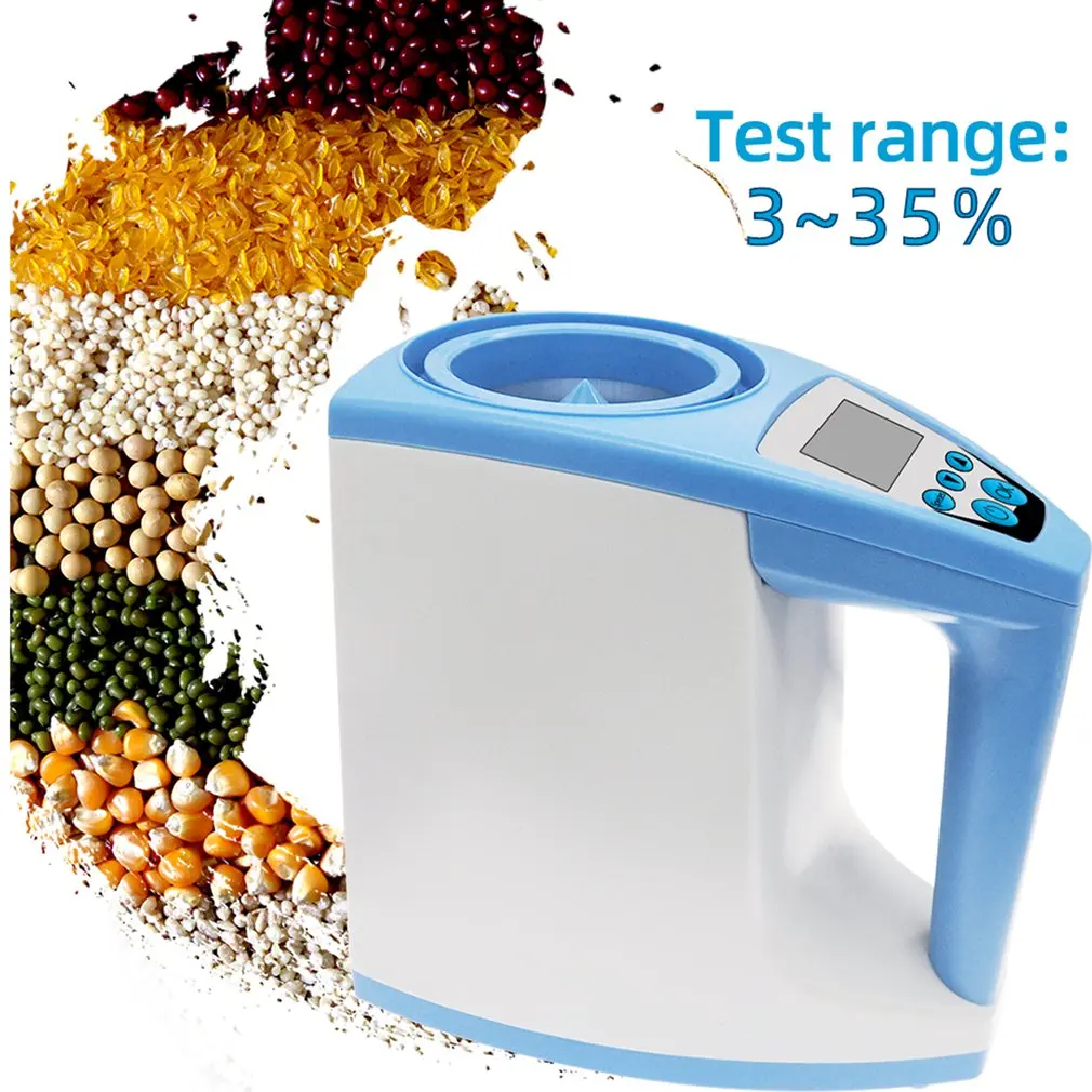 

LDS-1G High Precision Automatic Digital Grain Moisture Meter Analyzer Humidity Gauge Rice Corn Wheat Moisture Tester Detector