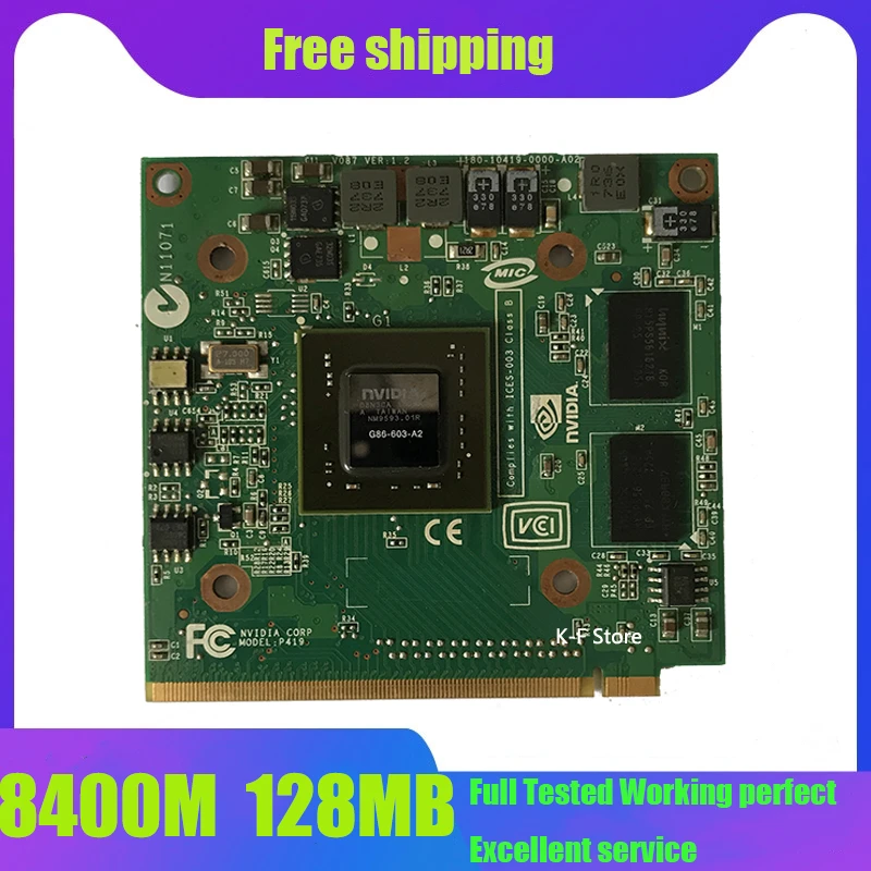 For Acer Aspire 55 55g 45 75 77 Laptop Nvidia Geforce 8400 8400m Gs Mxm Ddr2 128mb G86 630 Graphics Video Card Card Card Card Graphiccard Video Aliexpress