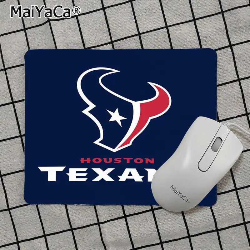 Maiya Одежда высшего качества Хьюстон, Техас прочный резиновый коврик для Мыши Pad Лидер продаж подставка под руку Мышь - Цвет: No Lock Edge18x22cm