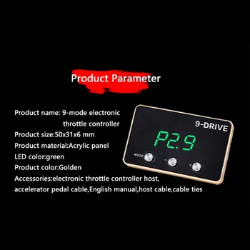 

Green Throttle Controller Edal Accelerator For DODGE JEEP WRANGLER Acrylic Panel