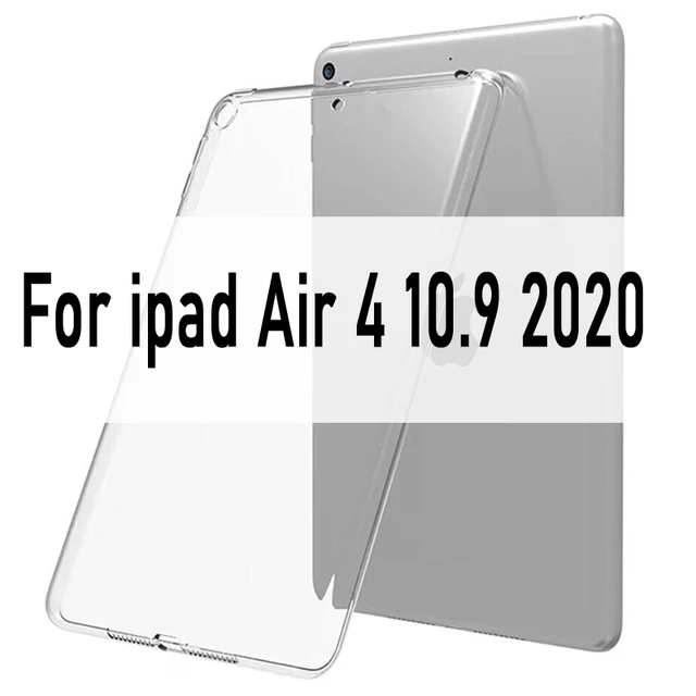 Case For iPad 10.2 2019 MiNi 2 3 4 5 TPU Transparent Silicone Shockproof Cover For New iPad 2017 2018 Pro 10.5 Air 1 2 Back Case For Air 4  2020