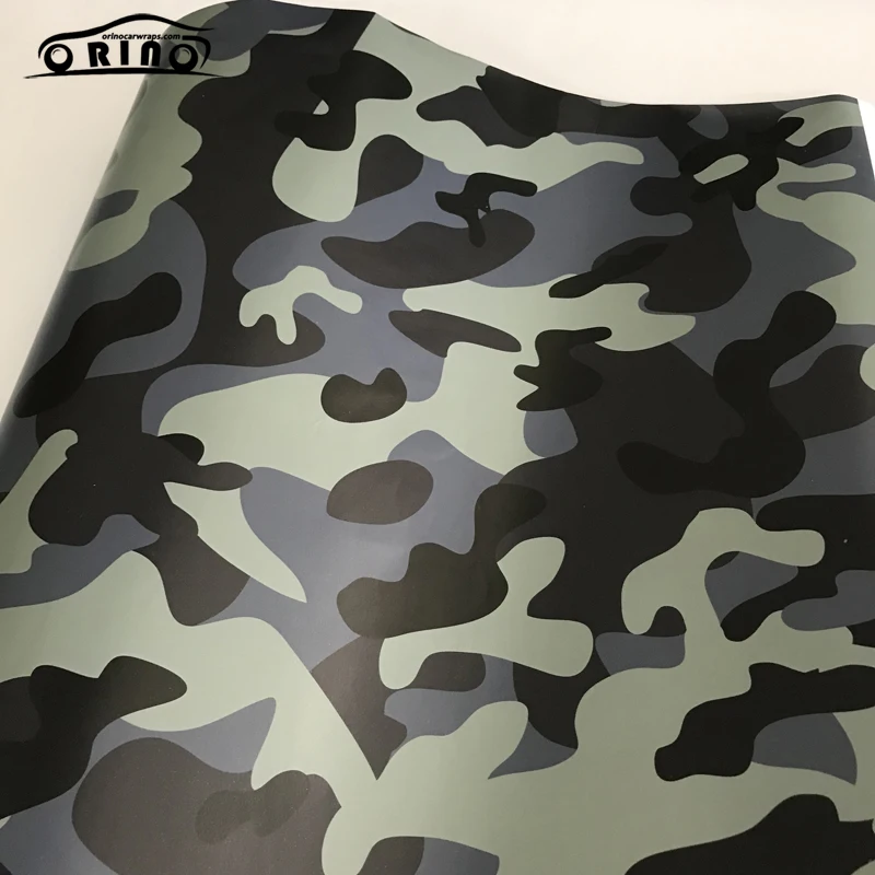 Black Green Camouflage Vinyl Wrap Sticker-6