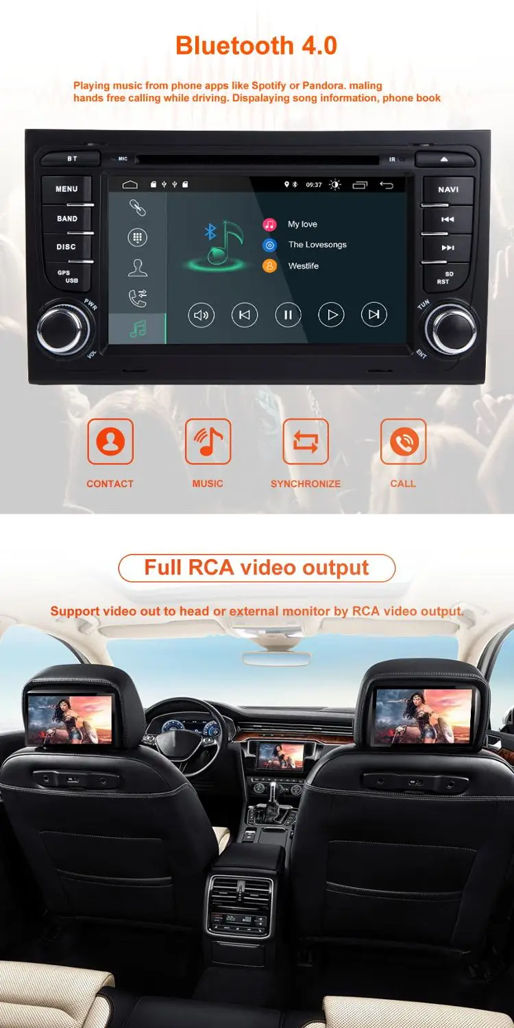  ZLTOOPAI For Audi A4 S4 2002-2008 B8 B6 B7 S4 Android 10 Auto Stereo Car Multimedia Player GPS Navi