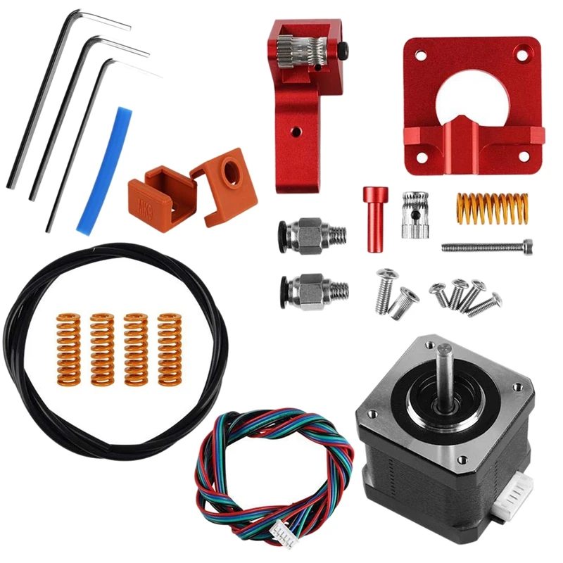 

3D Printer Accessories 3 Extruder CR-10 Extruder 42 Stepper Upgraded Motor Kit Aluminum 3D Printer Extruders Spring Double Pulle