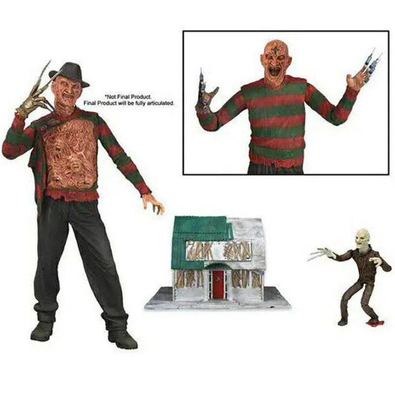 NECA A "Кошмар на улице Вязов" 3 Фредди Крюгер Фредди кошмары фигурка игрушка ужас подарок на Хэллоуин