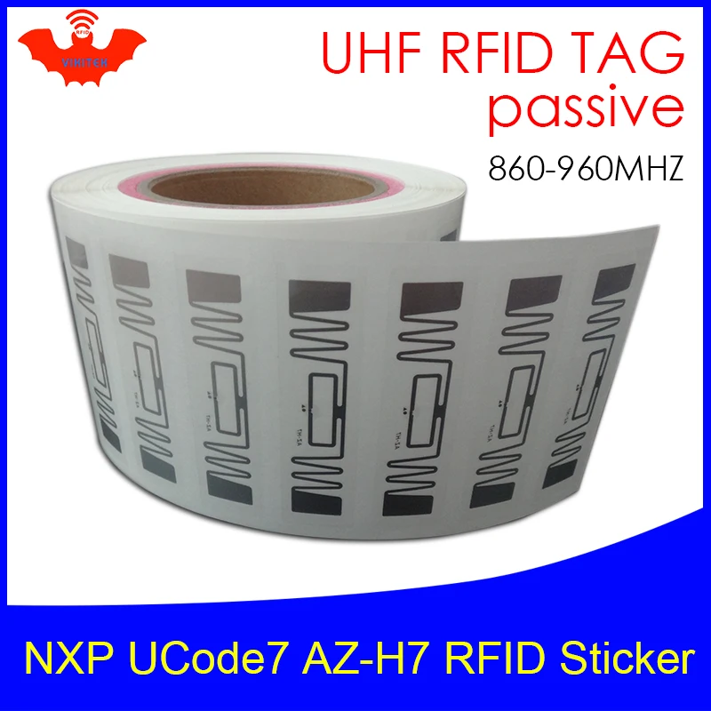 

RFID sticker UHF NXP Ucode7 chip AZ-H7 inlay 900 915 868mhz 860-960MHZ Higgs3 EPCC1G2 6C smart card passive RFID tags label