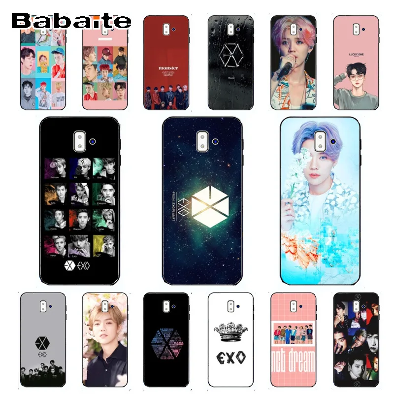 Мягкий силиконовый черный чехол для телефона Park Chanyeol EXO Star KPOP LUCKY ONE samsung Galaxy j6 plus A6