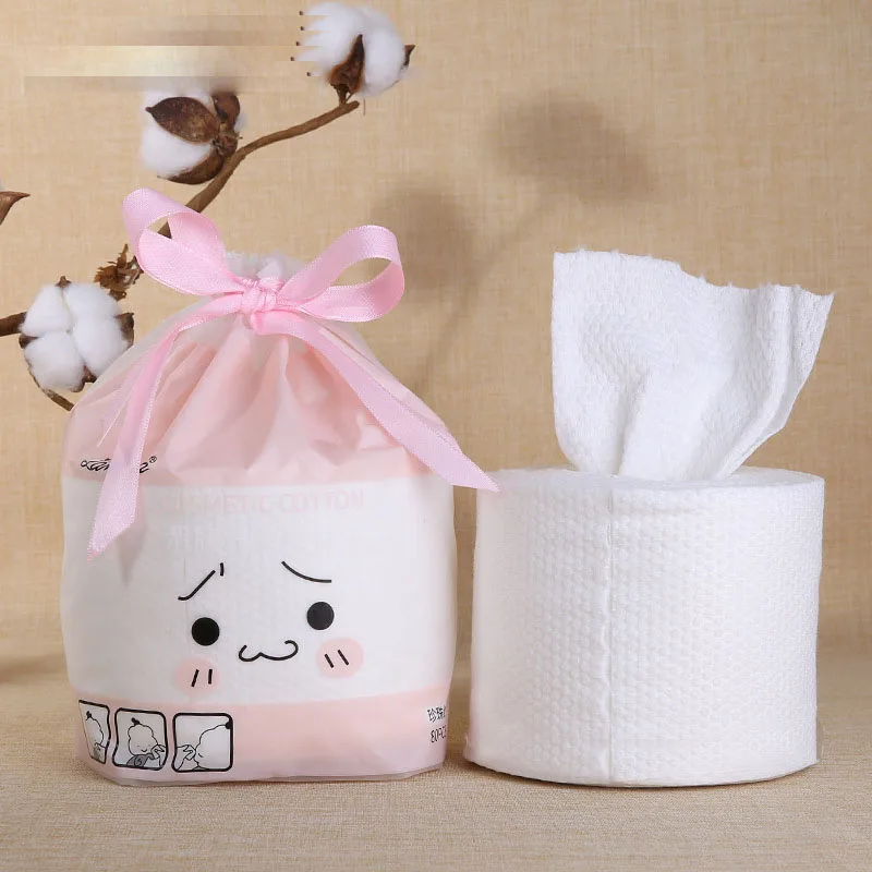 1 PCS Disposable Face Wash Towel Thickened Pearl Pattern Cleansing Towel Skin Friendly Soft Beauty Cleaning Tool