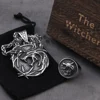 the Wizard wolf head pendant necklace for Geralt with a The Wild Hunt 3 Figure TV ► Photo 2/6