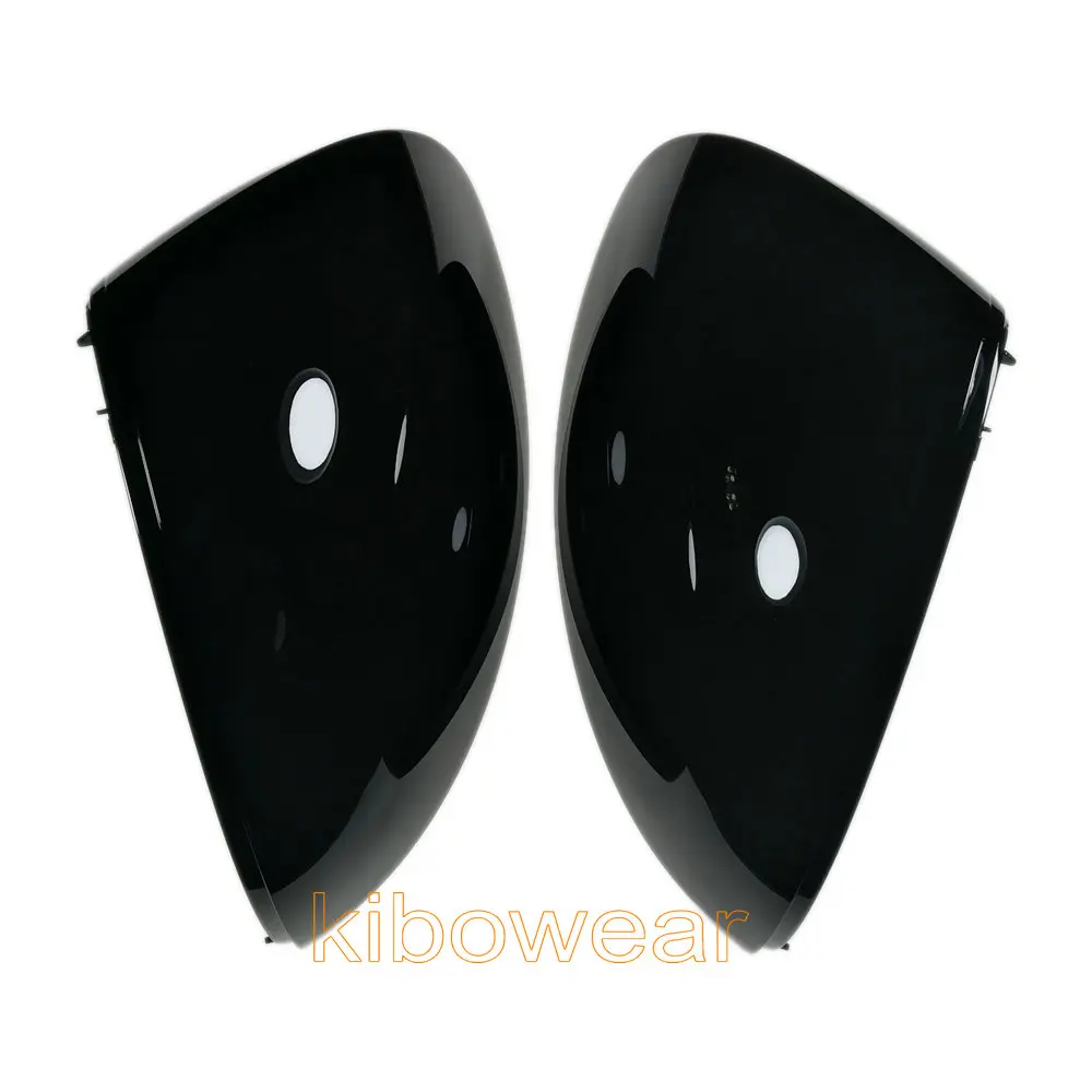 Schwarze Seitenspiegelkappen für VW Tiguan MK1 Sharan 2009 2010 2011 2012 2013 2014 2015, Ersatz für das Rückspiegelgehäuse_voghion.com