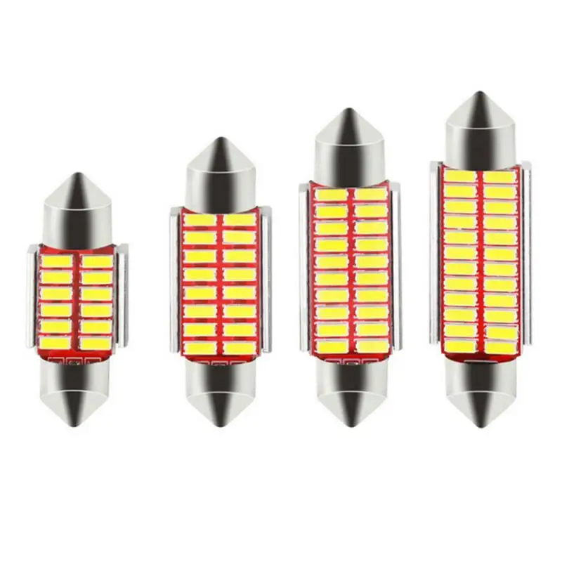 

Car Reading Decoding Lamp Interior Led Dome Light C5W C10W Double Tip Pointed Super Bright 31/36/39/41mm Auto Accessories