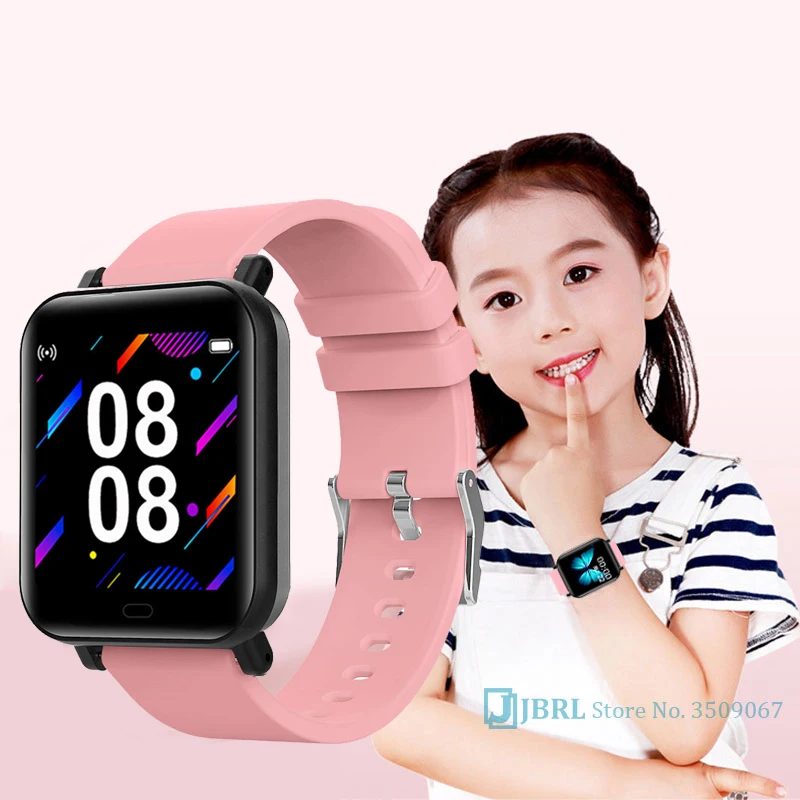 Reloj inteligente de silicona para niños y niñas, Smartwatch impermeable con rastreador de Fitness para Android e iOS, nuevo