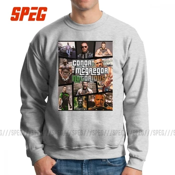

Men's Conor McGregor In GTA Style Sweatshirts Novelty Pullover Pure Cotton Hoodie New Arrival for Male