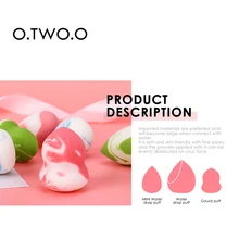 3 шт./компл. косметический спонж в форме капли воды сухой и влажный двойного использования Косметическая пуховка пудра слоеные инструменты для макияжа