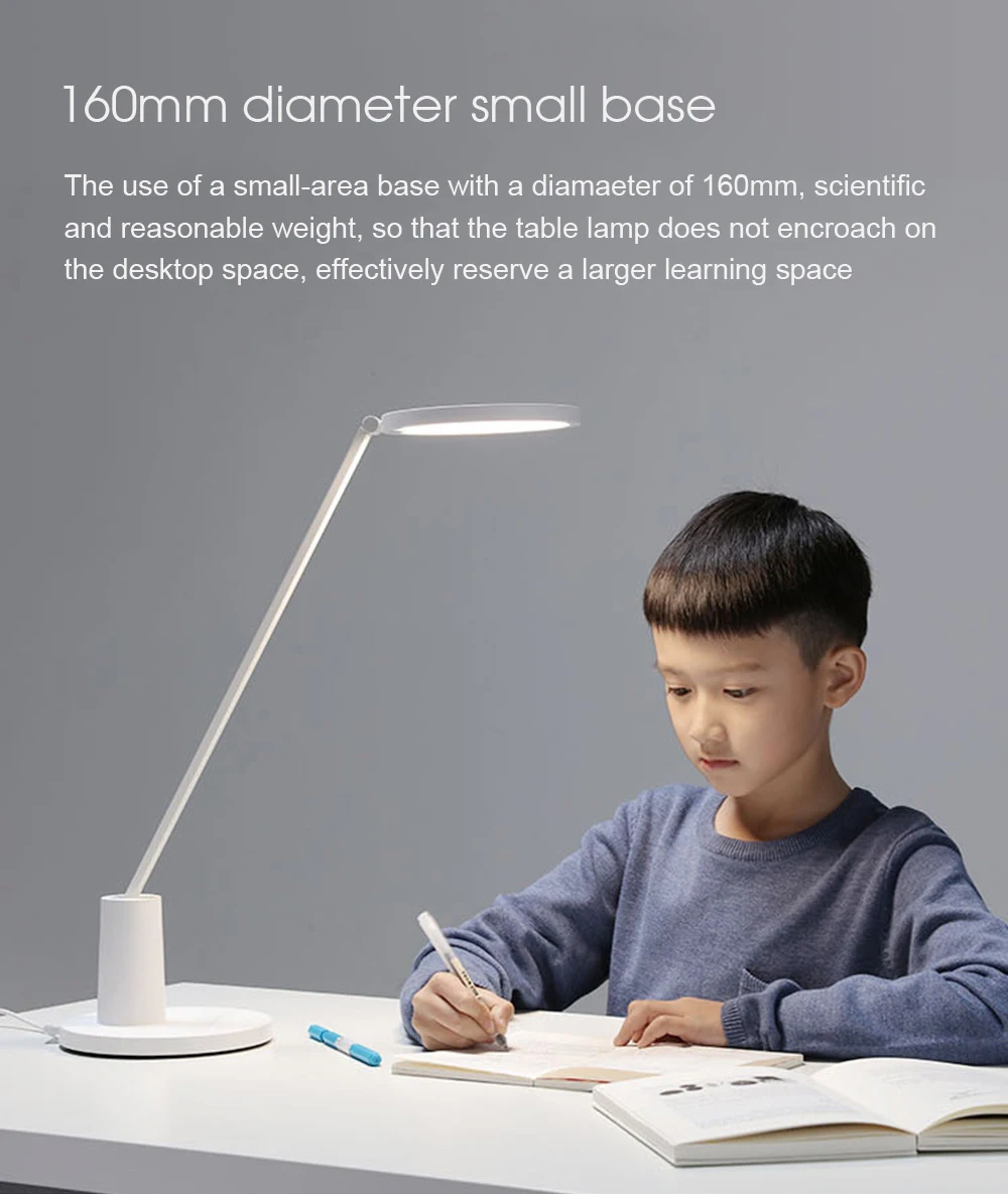 Xiao mi jia Yeelight настольная лампа Muse Prime 14 Вт светодиодный смарт-защита глаз интеллектуальное Регулирование яркости для mi home APP