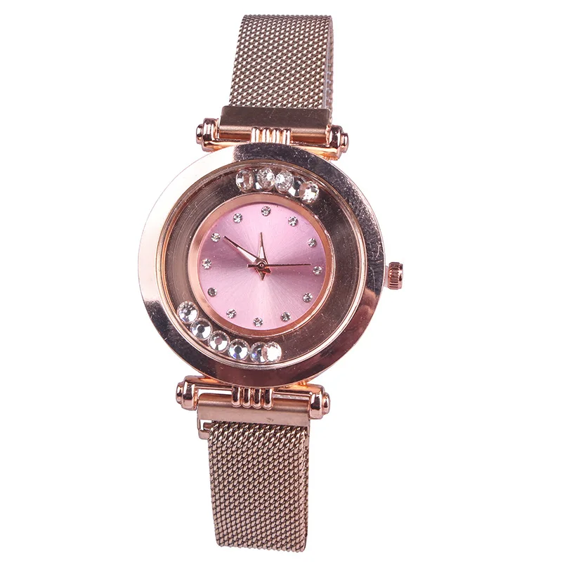 

A Generation of Fat Lazy Magnet Star Table Fashion Quicksand Watch Women's Douyin Celebrity Style Manufacturers Direct Selling