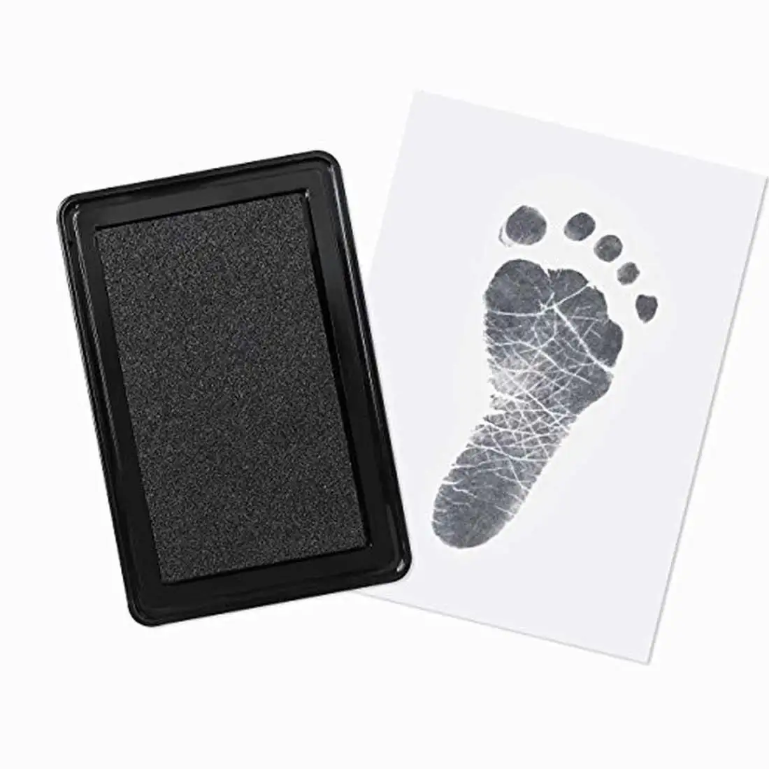 Новорожденный ребенок Handprint Набор для отпечатка ступней безопасный легко чистится не беспорядок нетоксичные чернила рука лапка печать коврик Keepsake