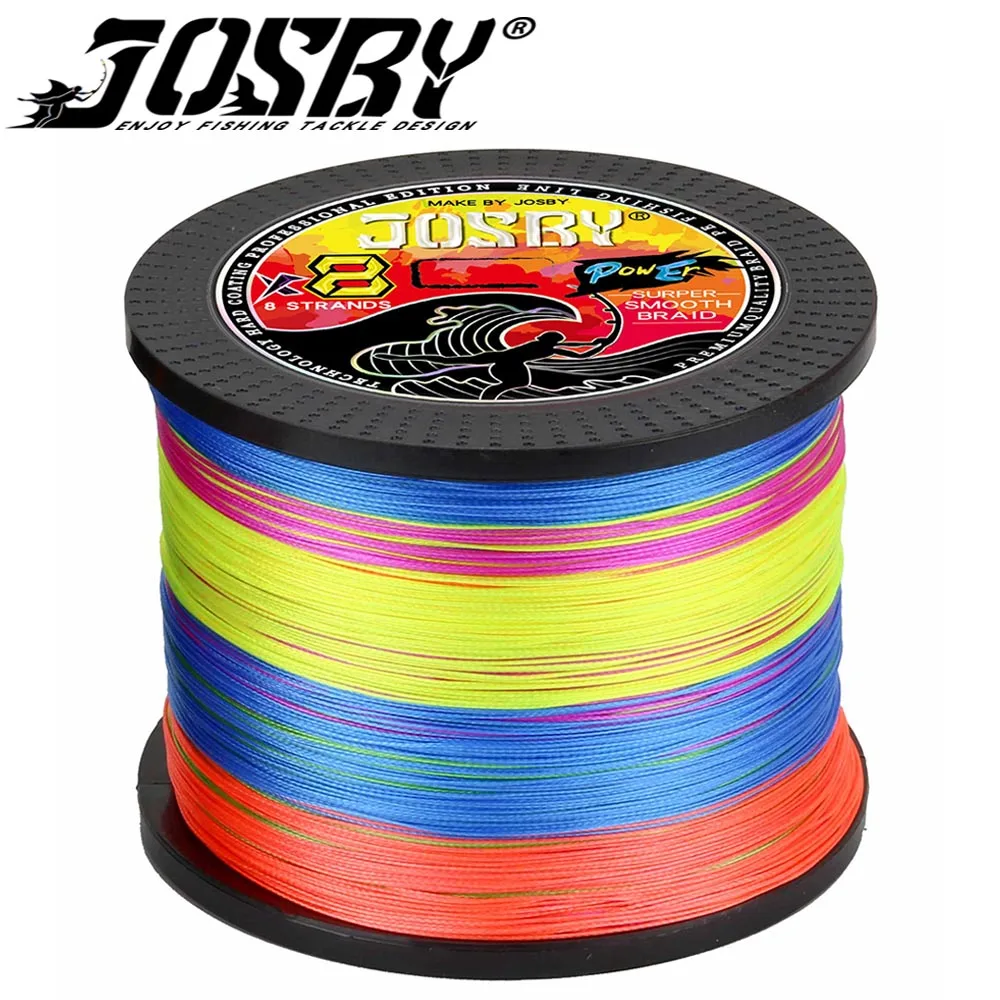 

300M 500M 1000M 4/8 Strands Braided Fishing Line Japanese Durable Multifilament Super Strong Sea Bass Wire Multicolor 100% PE