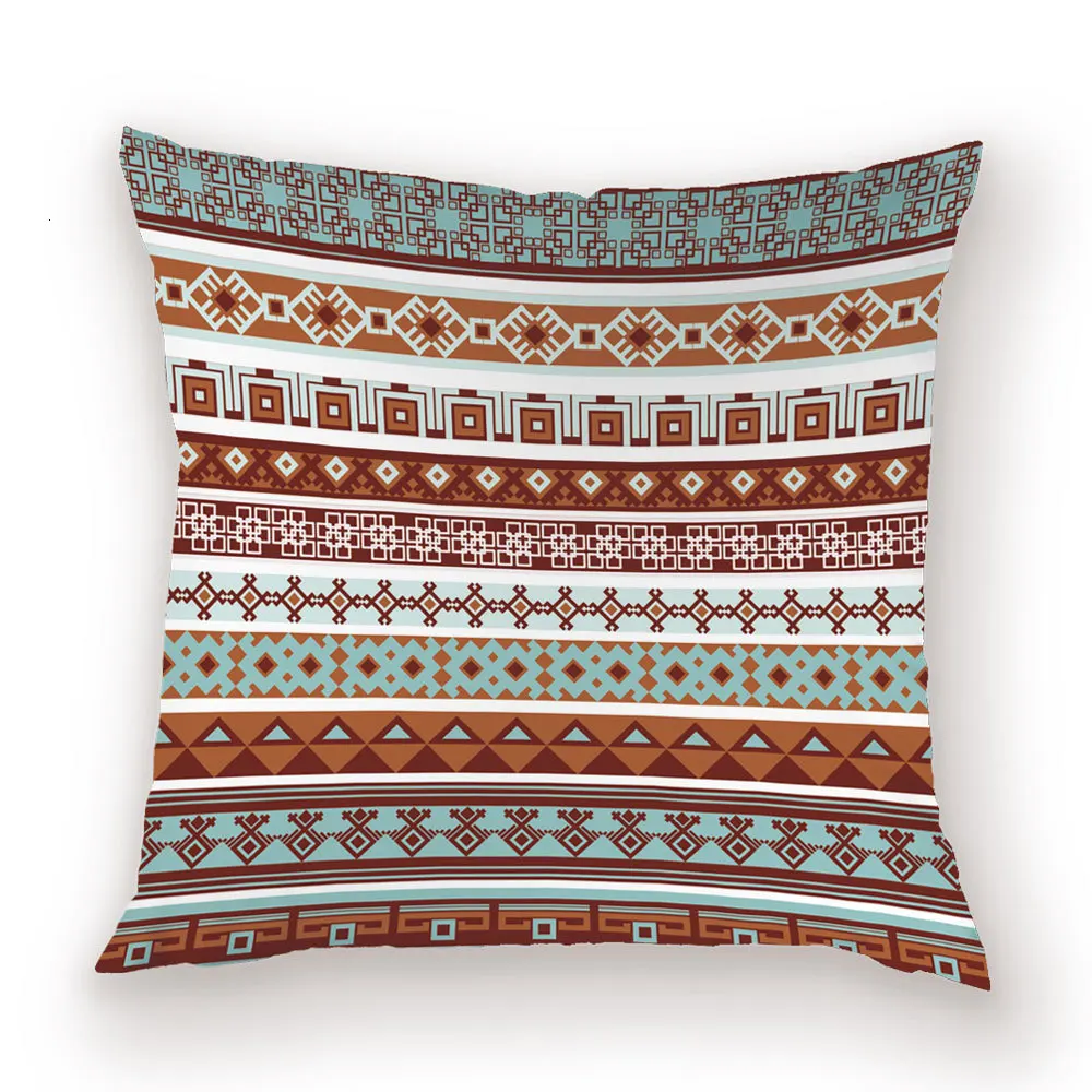 Boho Шикарный декор, красочные подушки, Ретро стиль, в полоску, для дома, декоративная наволочка, для дома, геометрические подушки, Наволочки, чехол