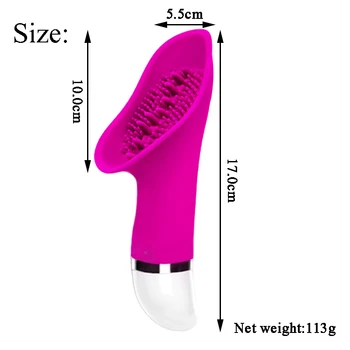 30 Speed Tongue Clitoris Stimulator Vibrator Silicone Oral Vibrator Masturbator for Women Adult Sex Toys G-spot Nipple Sucker 3