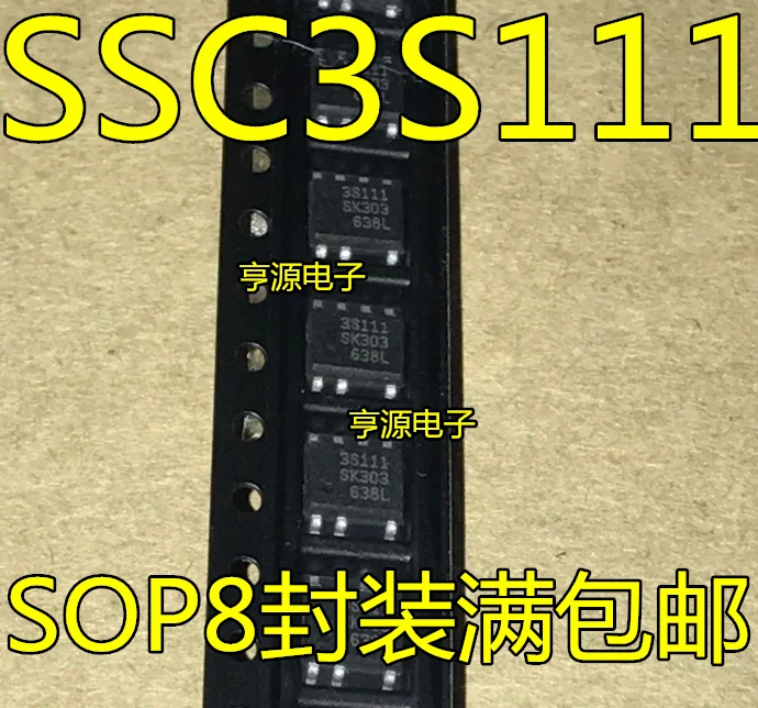 5 шт. SSC3S111 SSC 3 s111 патч SOP-7 новый оригинальный ЖК-чип электропитания | Электроника