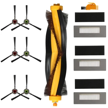 

14pcs Main Side Brushes Filter Sponges Kit For Ecovacs Deebot M87 M88 900 901 Vacuum Cleaner Replacement Spare Parts