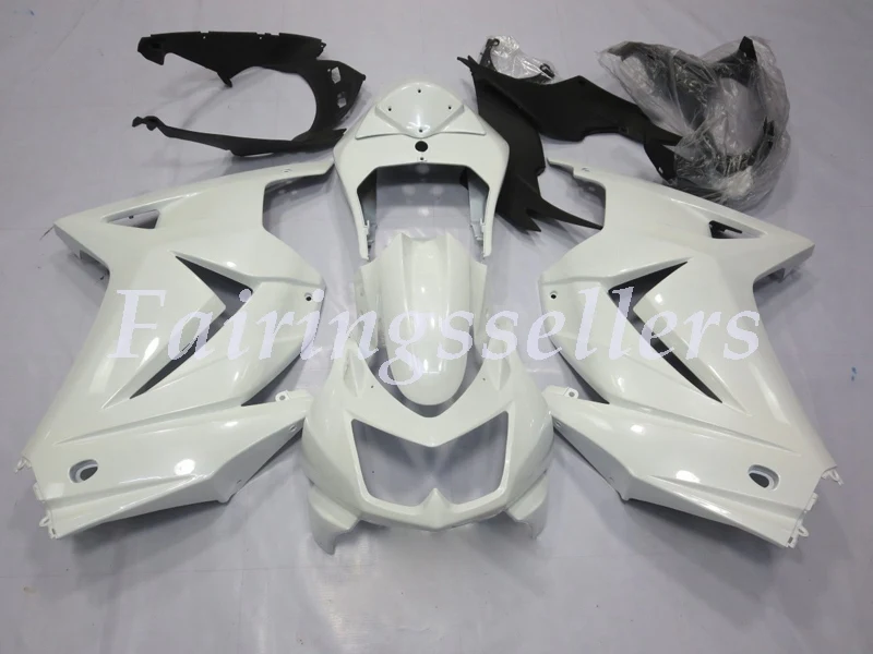 

Injection Mold Motorcycle New ABS Fairings kit Fit For kawasaki Ninja 250R EX250 2008 2009 2010 2011 2012 2013 Gloss White