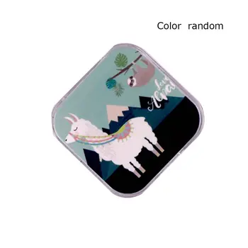 

Contact Lens Care Case Eye Care Kit Portable Contact Lens Box Home Travel Storage Mirror Box Random Color