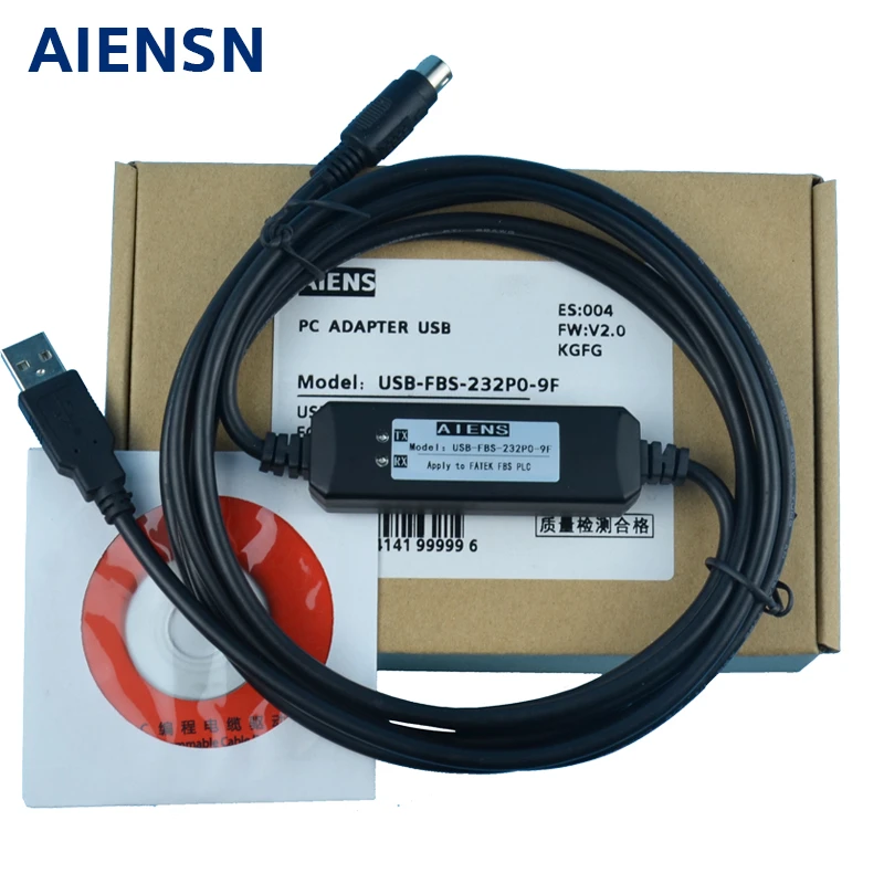 Color: 2017Version USB-FBS-232P0-9F For Fatek FBS/B1Z Series PLC Programming Cable Lysee Data Cables Color: 2017Version USB-FBS-232P0-9F For Fatek FBS/B1Z Series PLC Programming Cable Lysee Data Cables