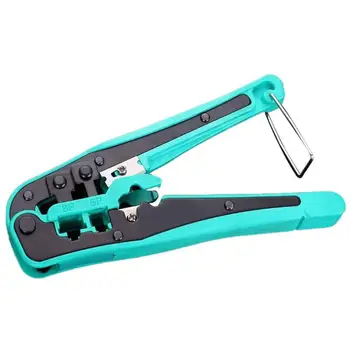 

Multi-functional Wire Stripper Tail Buckle Safe Easy to Carry Non-slip Network Clamp Pliers Wire Cable Crimping Cutter