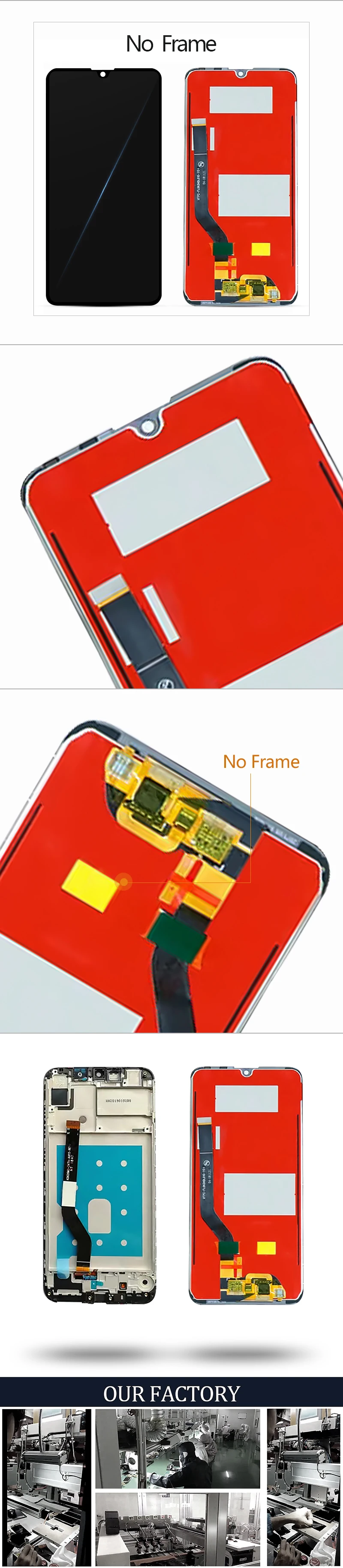 ЖК-дисплей для huawei Y7 Y7 pro Enjoy 9 Y7 prime, ЖК-экран, дигитайзер, запасные части в сборе+ подарок