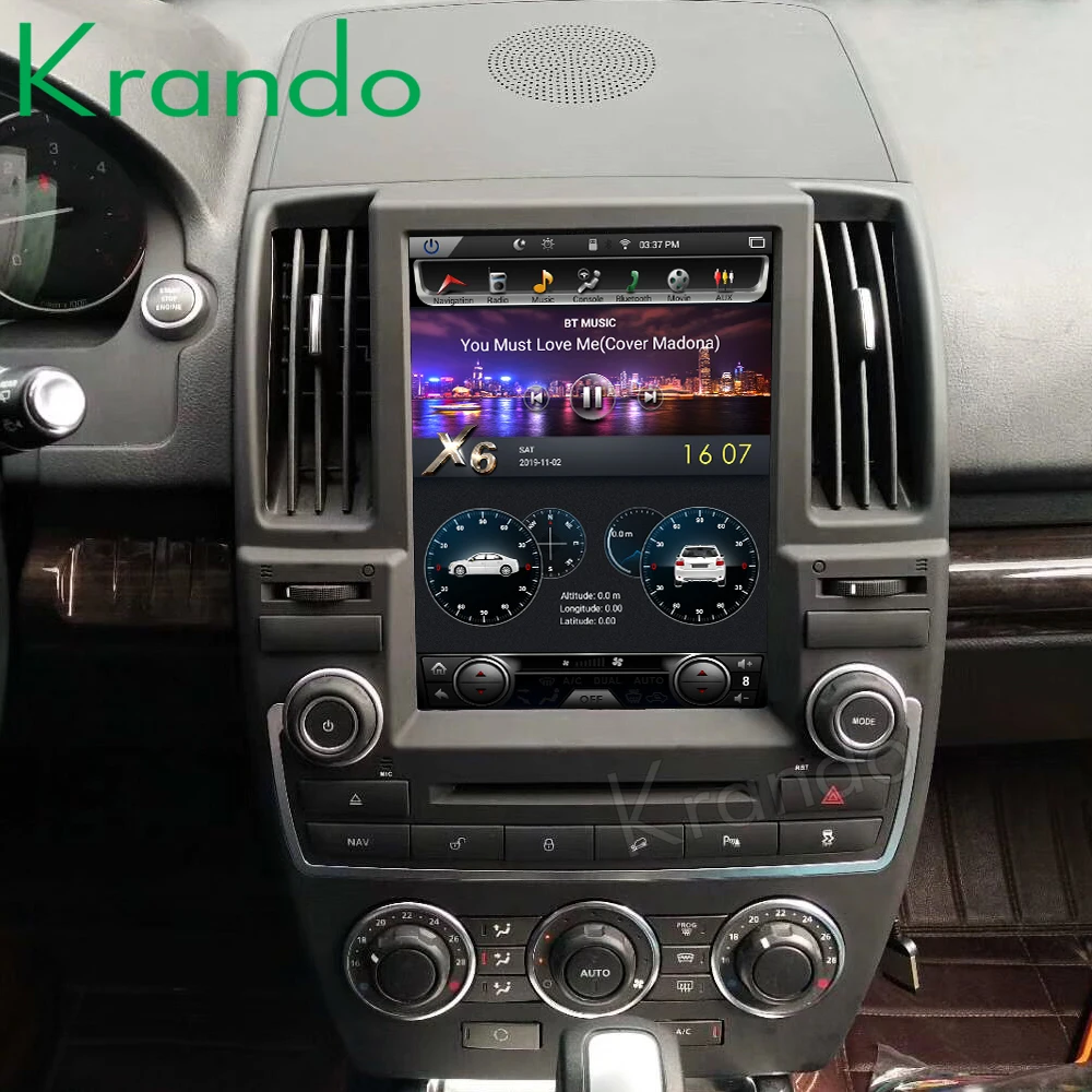 Автомагнитола Krando вертикальная в стиле tesla Android 8 1 10 4 дюйма/13 6 дюйма + 32 ГБ для Land