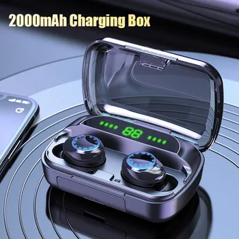 

Wireless Headphones Bluetooth Earphones Sports Waterproof Bass Stereo Gaming Headsets Fingerprint Touch Earbuds With Microphone