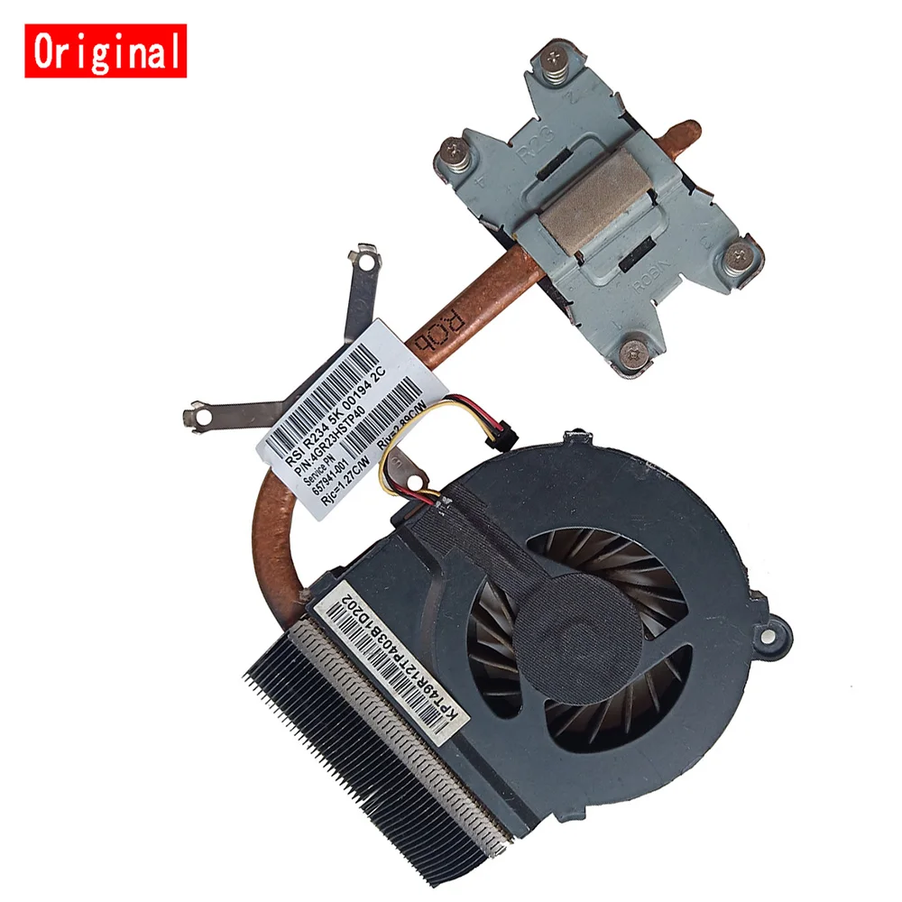 USED Original CPU cooling heatsink and fan cooler for HP G4-1000 G6-1000 G4 G6 Laptop 657941-001 Motherboard R23 | Компьютеры и офис
