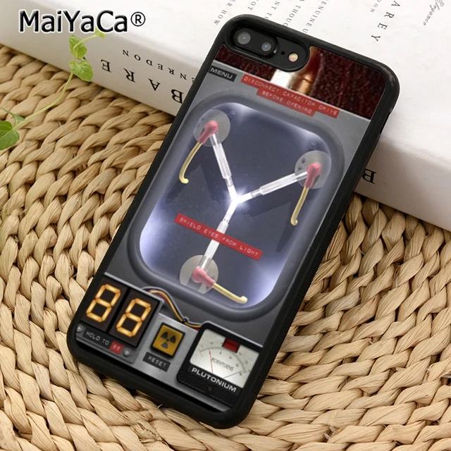 MaiYaCa Flux конденсатор Назад в будущее чехол для телефона iPhone 5 6 6s 7 8 plus 11 pro X XR XS max samsung