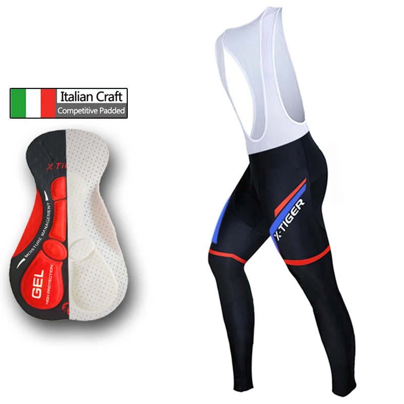 X-TIGER Pro Long Sleeves Cycling Jerseys Set Summer Men Cycling jerseys Clothing MTB bike Ropa Ciclismo Cycle Sports Wear - Цвет: Bib Pant
