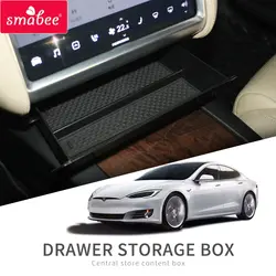 Smabee коробка для хранения центральной консоли для Tesla модель X модель S аксессуары для салона автомобиля контейнер для хранения содержимое