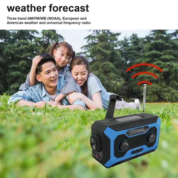 

Camping Equipment мультитул Emergency Solar Hand Crank Portable Radio Weather Radio For Household And Outdoor Entertainment