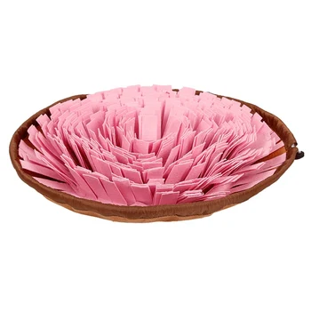 

Pet Felt Cloth Leak Food Anti Choking Bowl Mat Dog Smell Training Feeding Pad Pets Slowing Feeding Intelligence Mat