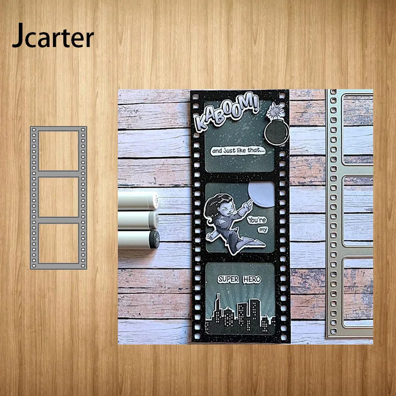 

Film Background Rectangle Frame Metal Cutting Dies Craft Stencil Diy Scrapbook Handmade Make Shape Album Decoration Mold Model
