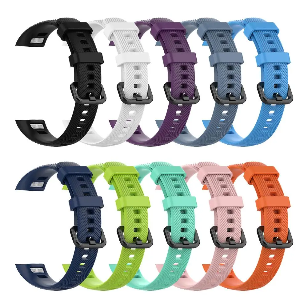 Ремешок для часов Силиконовый Браслет сменный Для Huawei Band 4 Pro|Смарт-аксессуары| |