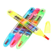 12 Pcs Children Painting Toys 20 Colors Wax Crayon Baby Funny Creative Educational Oil Pastels Kids Graffiti Pen Art Gift