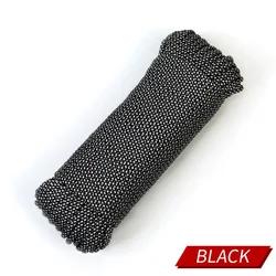 Xinda Premium Paracord: Durable 9 - Core Camping & Survival Rope - 31meter (Black)