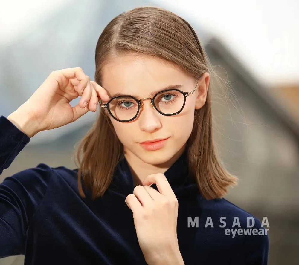 Японский стиль, маленькая оправа, оправа для очков, Мужской Ультра светильник, Ретро стиль, полигон, близорукость, оптическая оправа для очков, женские ретро очки
