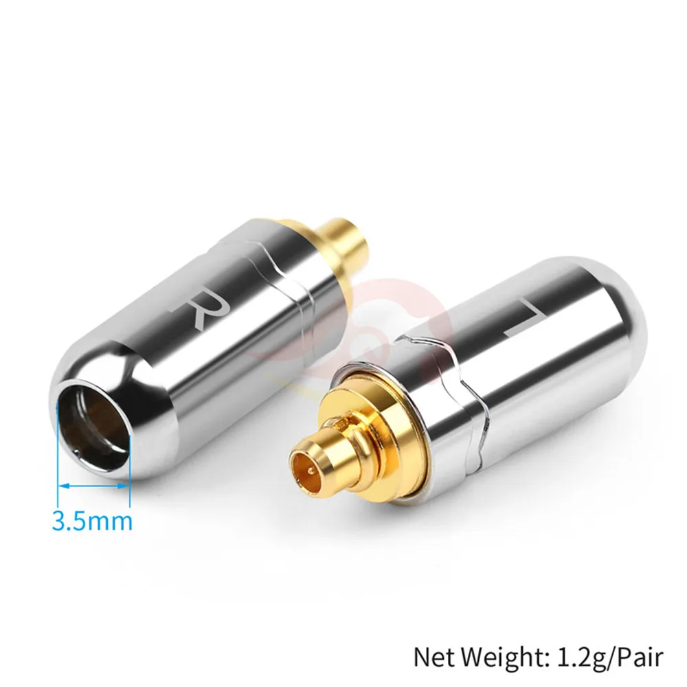 For MMCX Jack Earphone Pins Audio Connector For se215 se315 se425 se535 se846 W30 W60 W80 N5005 N30 N40 Headphones Plug DIY