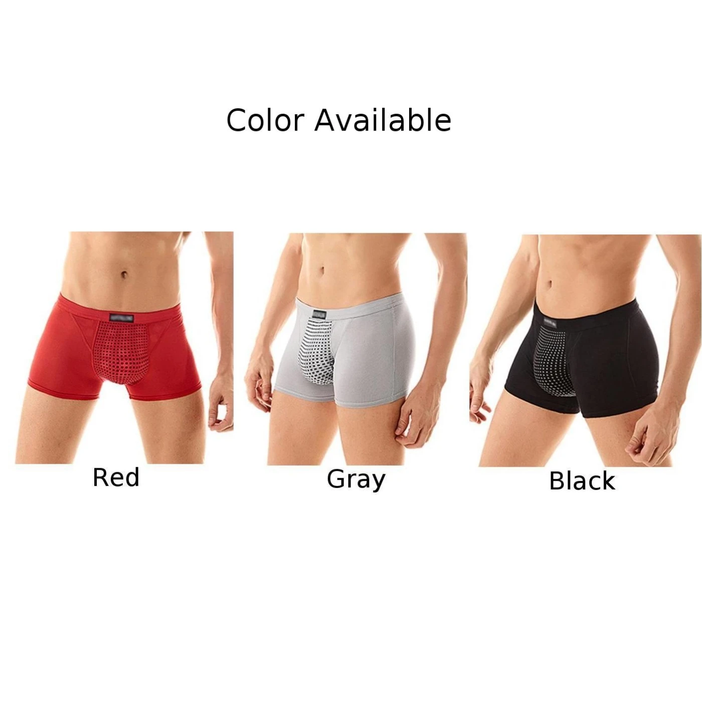 Сексуальное мужское дышащее нижнее белье Bulge трусы-боксеры трусы