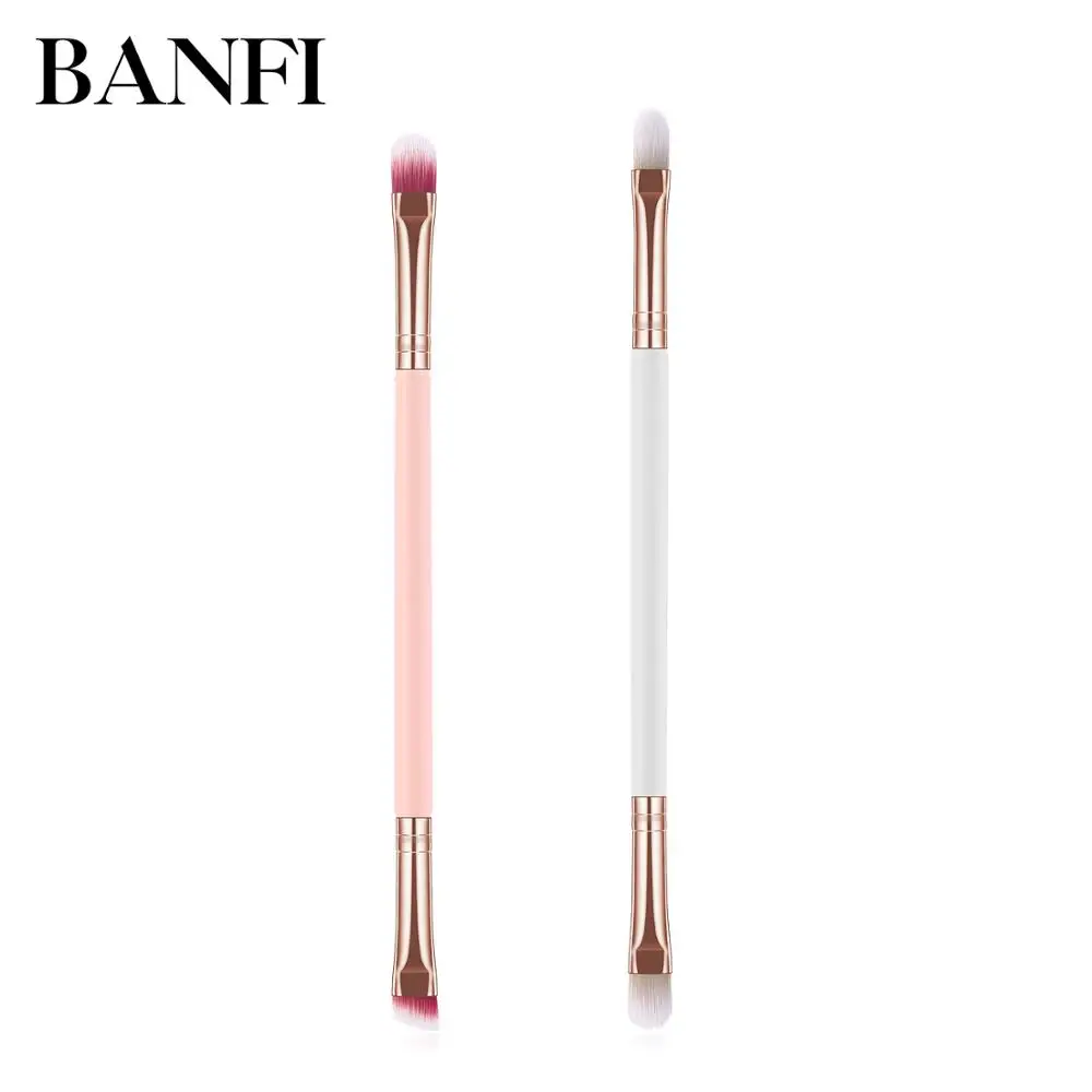 

1pc Double Headed Cosmetics Blending Eyeshadow Eye Shading Socket Brush