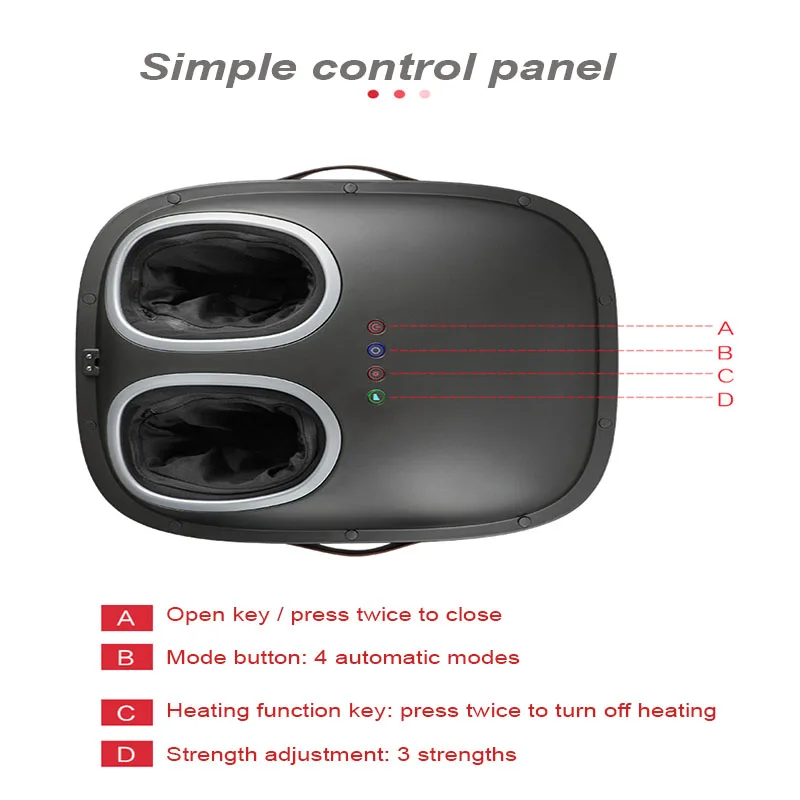 Массажная машина для ног, массажная машина для ног, массажер для ног, точки для ног, автоматическое разминание тепла, домашние, для пожилых людей