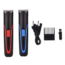 Portable Rechargeable Hair Clipper Electric Cordless Mini Hair Trimmer Pro Hair Cutting Machine Beard Trimer For Men Barber 409 tanie tanio 16*3 3 hair care not washable cleaning brush clean blue red Support With the box Safe Package Cordless Hair Trimmers